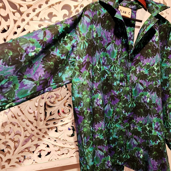 PLAN C FLORAL NWOT SIZE 46 - Picture 11 of 16